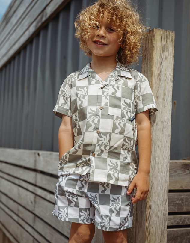 Boardies - Boardies Clara Palm Kids Swim Shorts