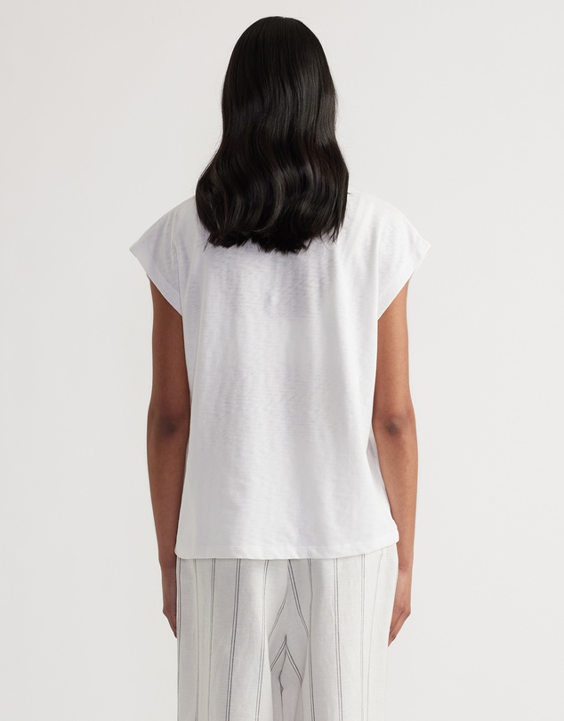 Decjuba - Shay Slub V-Neck Tee