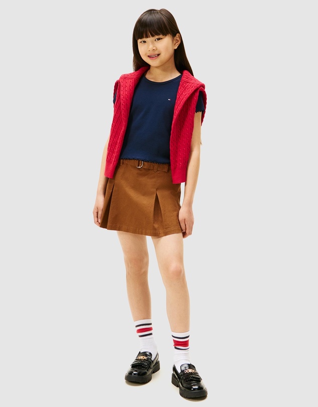 Tommy Hilfiger - Essential Rib Top SS - Teens