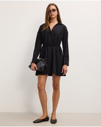 The Fated - Clementine Mini Shirt Dress