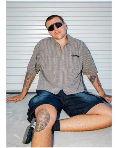 Spencer Project - Wilson Short Sleeve Zip Shirt