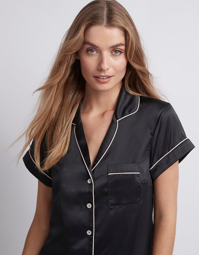 Homebodii - Grace Short Piping PJ Set