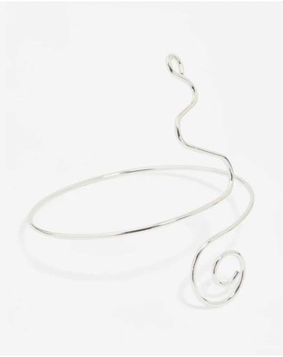 Lovisa - Silver Plated Spiral Arm Cuff