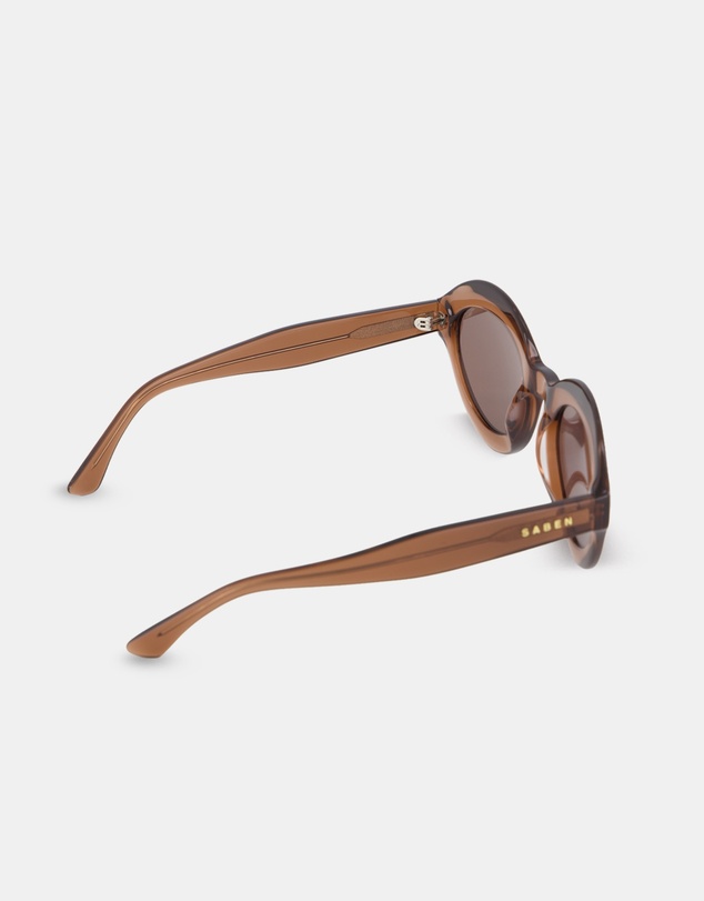SABEN - Cosmo Sunglasses Sheer Brown