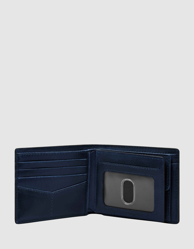 Fossil - Derrick Blue Wallet