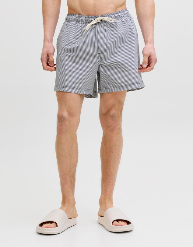 Jack & Jones - Maui Ocean Seersucker Swim Shorts