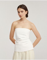 Oxford - Clara Strapless Ponti Top