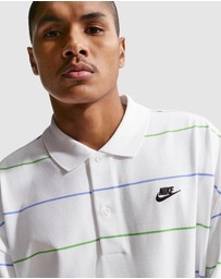 Nike - Sportswear Club Oversized Striped Polo