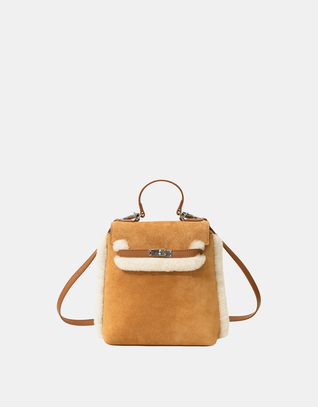 EVERAU - Australian Shepherd Ugg Kenny Bag Cow Suede Upper Bags