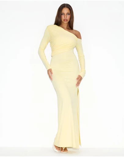 Dazie - Katia Asymmetric Jersey Dress