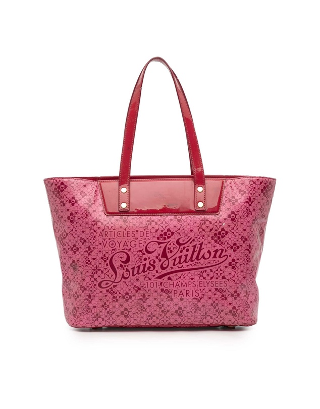 Pre-Loved by Azura Reborn - Pre-Loved Takashi Murakami Coated Canvas Cosmic Blossom Tote PM