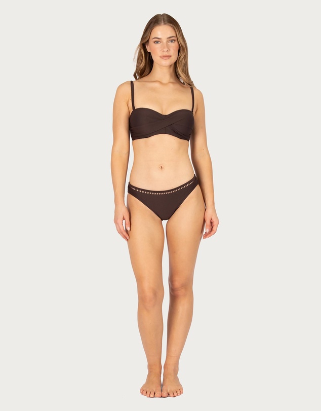 Baku Swimwear - Rococco D/DD Cup Bandeau Bikini Bra Top