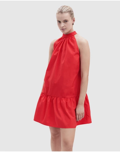 UNISON - Halter Tiered Dress