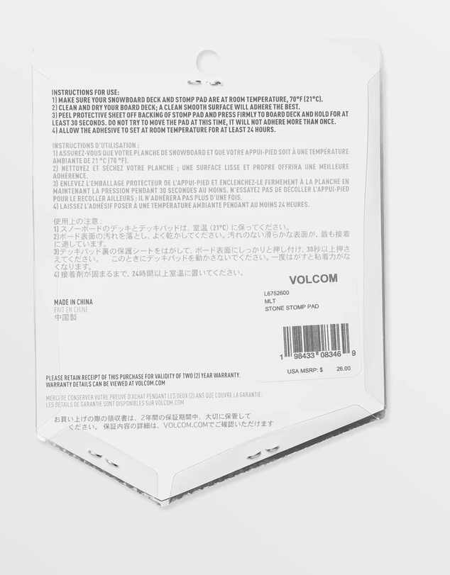 Volcom - Kids Stone Stomp Pad