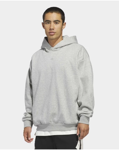 adidas Performance - adidas Basketball Fleece Hoodie (Gender Neutral) Mens