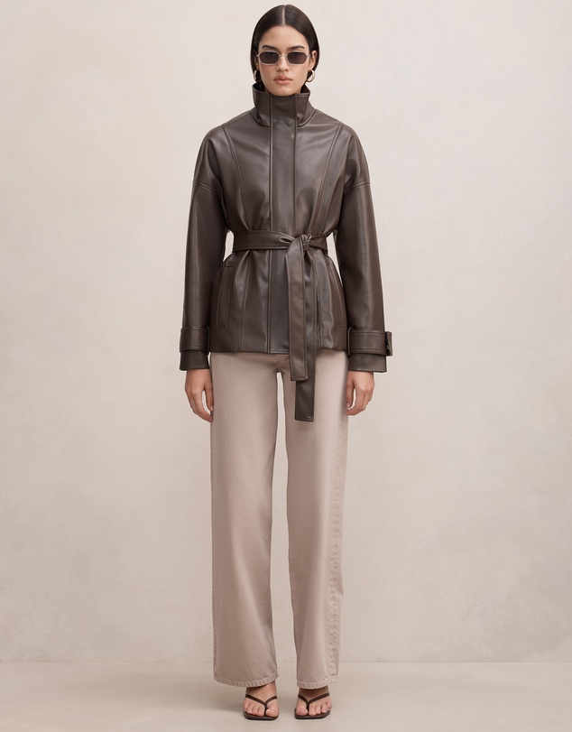 Forever New - Tori Belted Funnel Neck Trench Coat