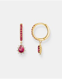 THOMAS SABO - Vintage Romance Hoop earrings with pendant