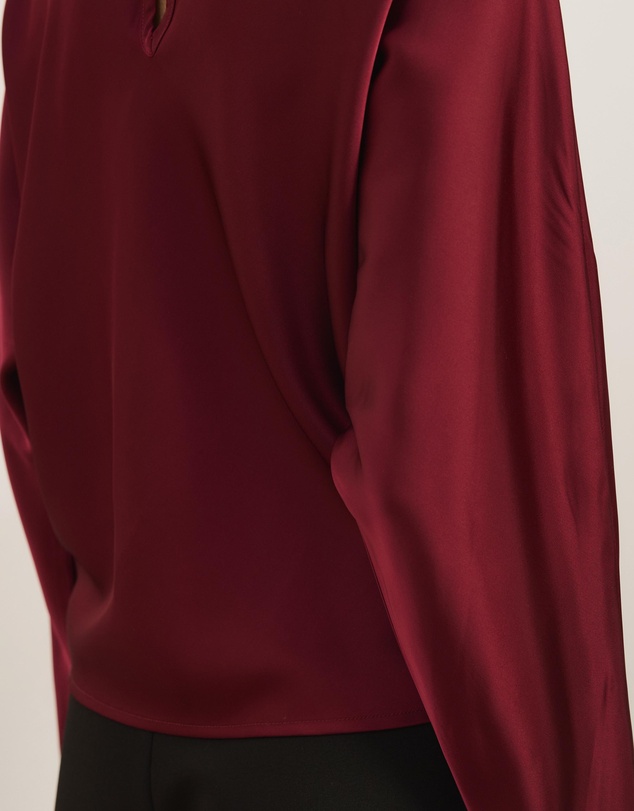 Atmos&Here - Caliah Satin Scarf Top