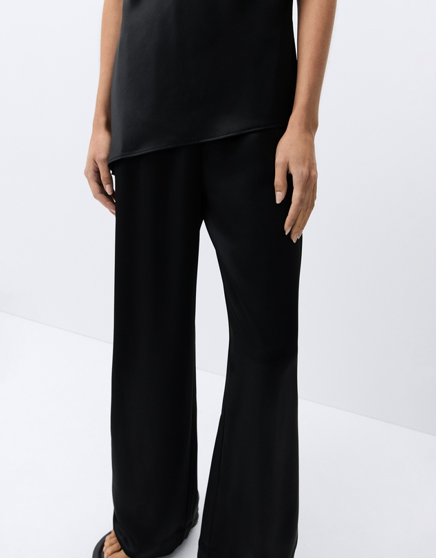 UNISON - Satin Wide Leg Pant