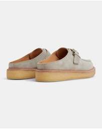 Sperry - Captains Oxford Mule Leather Suede Silver Sage- Women's