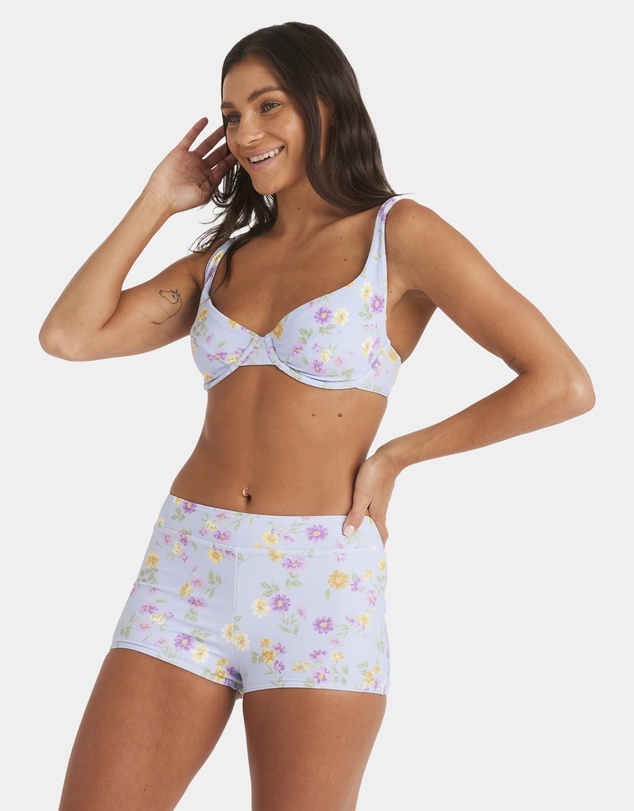 Roxy - Womens Wildflower High Waist Bikini Bottom