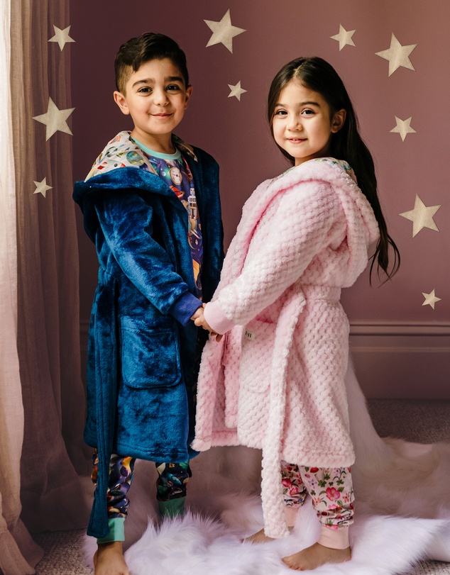 Fleur Harris - 'Days of Enchantment' Snuggly Robe in Pink