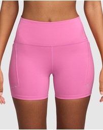 Nike - Swift Dri-FIT 4in High-Waisted Tight Running Shorts with Pockets