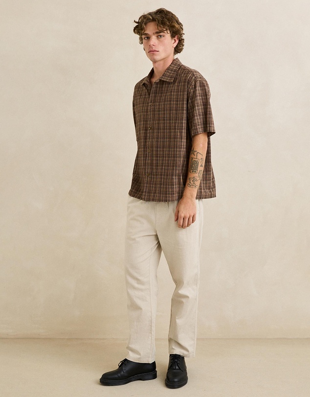 Rhythm - Relaxed Brady Check SS Shirt