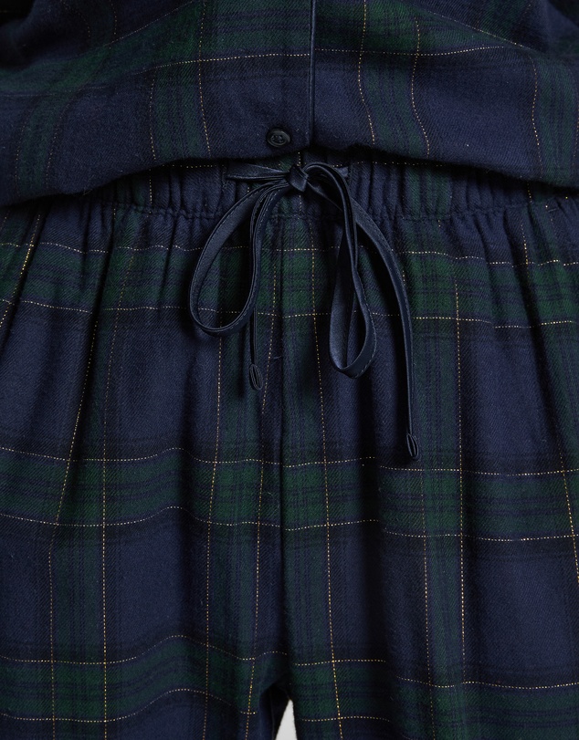 Hunkemoller - Flannel Straight Check Pants