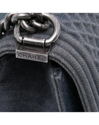 Pre-Loved by Azura Reborn - Pre-Loved Medium Embossed Denim Boy Flap