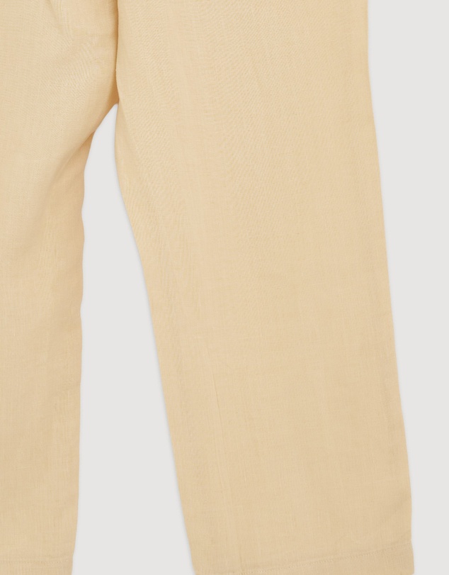 Revibe - Repaired Assembly Label Linen Pant