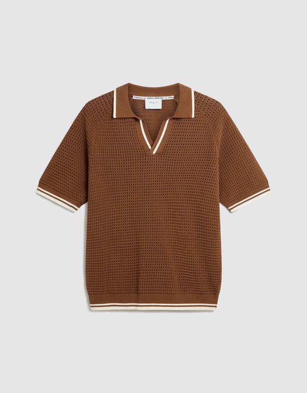 Percival - Tennis Boxy Knitted Polo