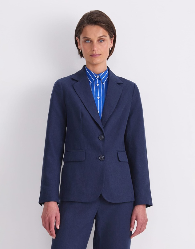 Sportscraft - Freya Short Linen Blazer