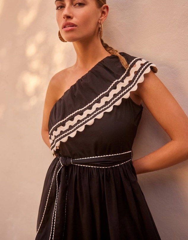 NEXT - One Shoulder Rik Rak Summer Dress