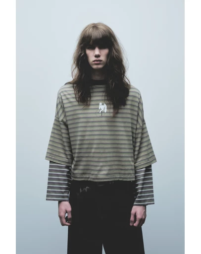 JUNGLES JUNGLES - Double Layer Long Sleeve Tee