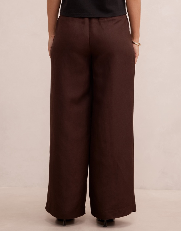 Forever New Petite - Eva Petite Linen Wide Leg Pants
