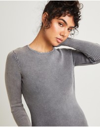 Insight - Acid Rave Rib Knit Dress