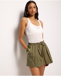 AERE - Harper Cotton Shorts