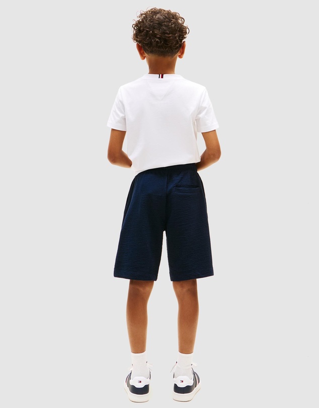 Tommy Hilfiger - Jersey Seersucker Sweat Shorts - Kids