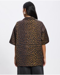 adidas Originals - Leopard Satin Shirt