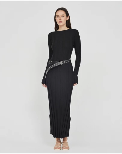 FRIEND of AUDREY - Gaia Long Sleeve Knit Dress
