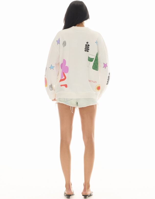 THE TALES - Illustrated Postcards Sweater