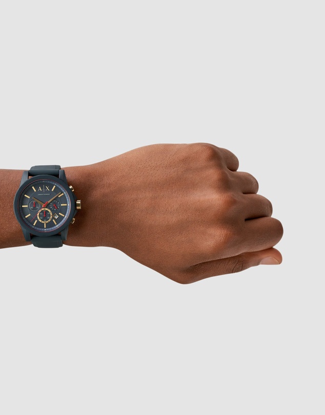 Armani Exchange - Blue Men's Chronograph Watch