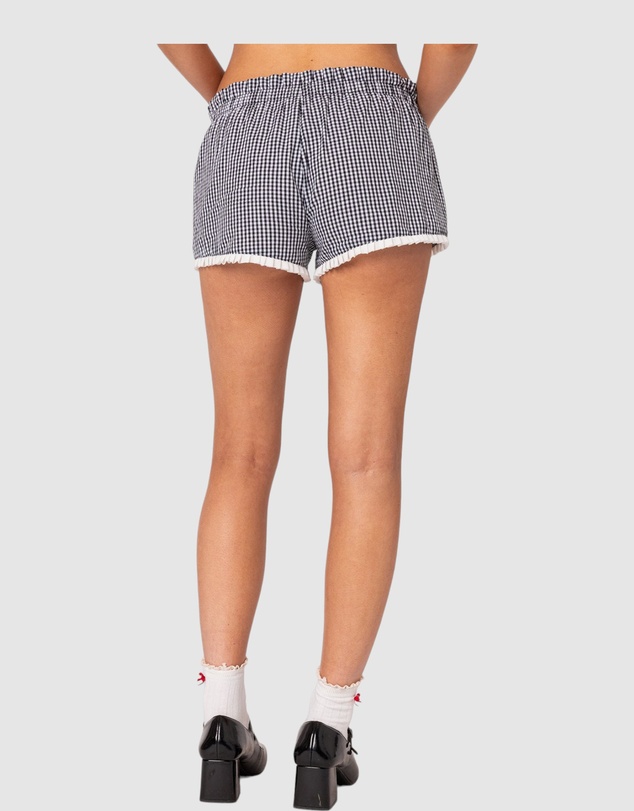 EDIKTED - Kyra Gingham Shorts