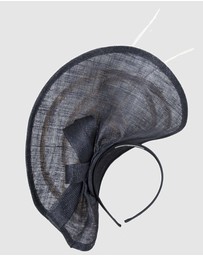 Max Alexander - Large Navy Racing Fascinator