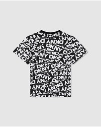 DKNY - Logo Short Sleeve T-Shirt - Kids-Teens