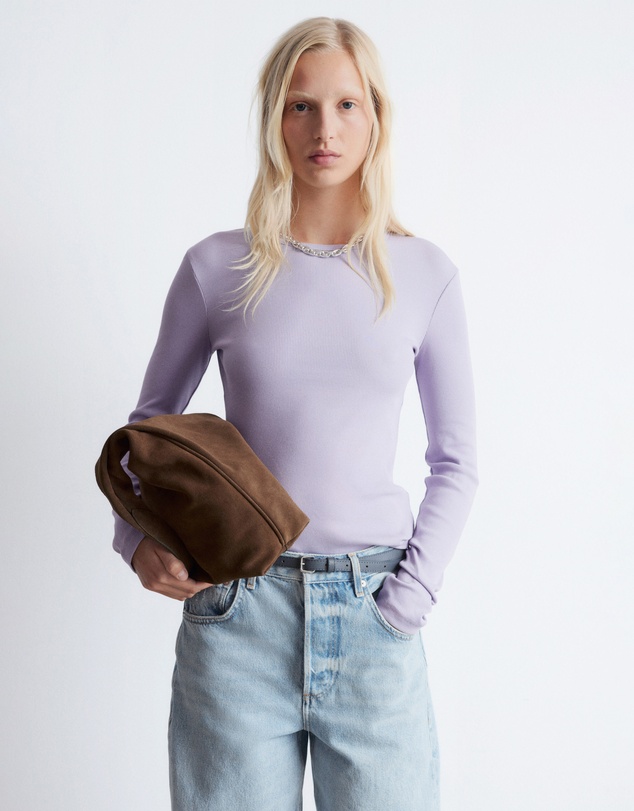 & Other Stories - Ribbed LS Top