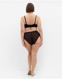 City Chic - Plus Size Tabrett Demi Underwire Bra - black