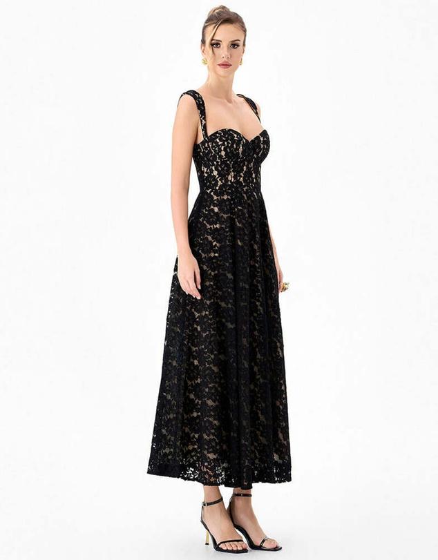 Bariano - Gaia Sweetheart Lace Midaxi