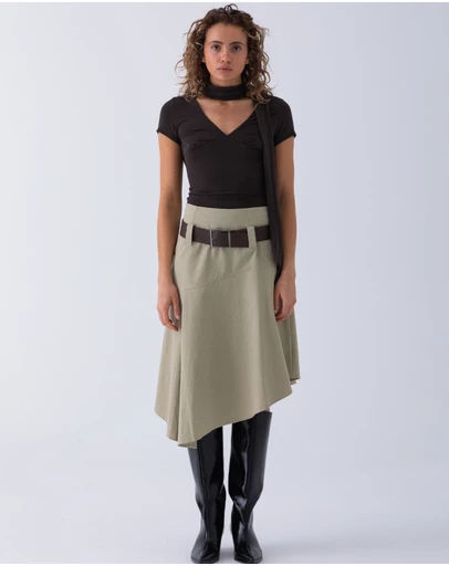 Style Addict - Ayla Scarf Wrap Top